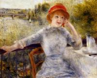 Renoir, Pierre Auguste - Alphonsine Fournaise on the Isle of Chatou
